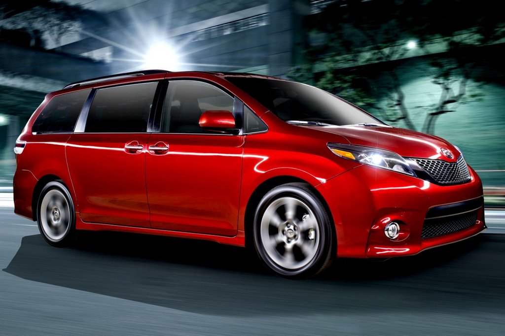 Review van de vernieuwde Toyota Sienna, een full-size minivan