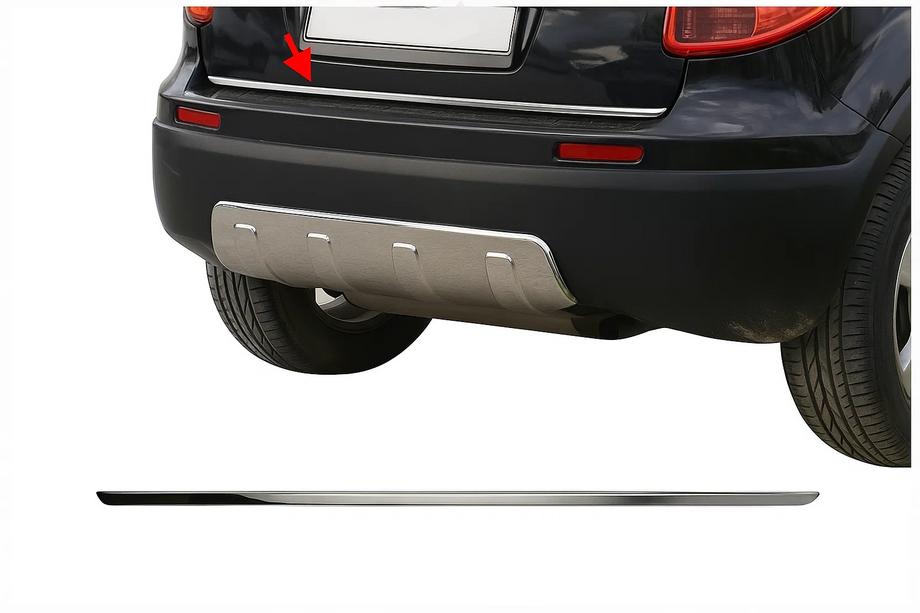 Fiat Sedici 2006–2014 RVS kofferbakrand Image