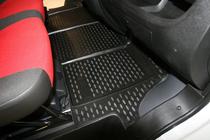 Fiat Ducato 2006–2025 (2012↗) Rubber automatten voor het interieur (2 stuks, Novline) foto 3