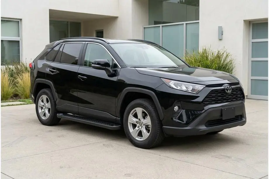 Toyota Rav 4 2019–2025 Allmond Black zijtreden (2 st., aluminium) Image