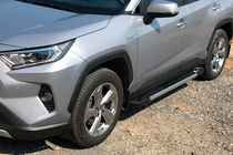 Toyota Rav 4 2019–2025 Side steps RedLine V1 (2 stuks, aluminium) foto 6
