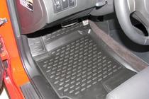 Hyundai Accent 2000–2006 Rubberen vloermatten (set 4 stuks, Novline) Coupe foto 2