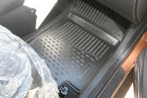 Hyundai Creta 2014–2020 Rubberen vloermattenset voor interieur (4 stuks, Novline) foto 3