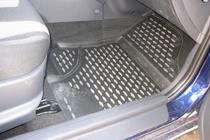 Hyundai I-30 2007–2011 Rubberen vloermattenset voor interieur (4 stuks, Novline) foto 4