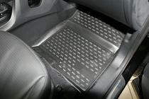Hyundai Santa Fe 3 2012–2018 Rubberen vloermattenset voor interieur (4 stuks, Novline) foto 2