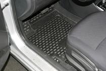 Hyundai Accent 2011–2017 Rubberen vloermattenset voor interieur (4 stuks, Novline) foto 2