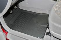 Kia Cerato 1 2004–2009 Rubberen vloermattenset voor interieur (4 stuks, Novline) foto 2