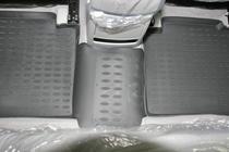 Kia Cerato 1 2004–2009 Rubberen vloermattenset voor interieur (4 stuks, Novline) foto 5
