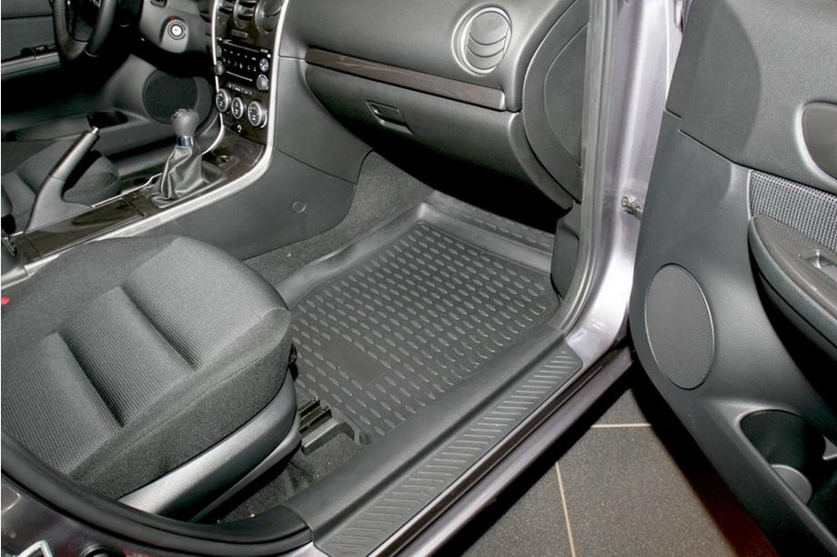 Mazda 6 2003–2008 Rubberen vloermattenset voor interieur (4 stuks, Novline) Foto 4