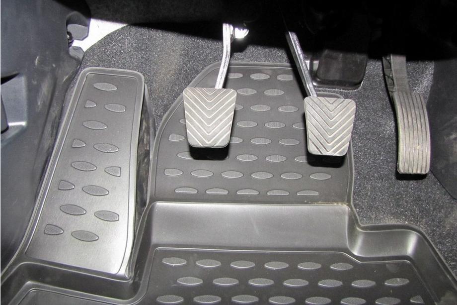 Mitsubishi ASX 2010–2023 Rubberen vloermattenset voor interieur (4 stuks, Novline) Foto 2