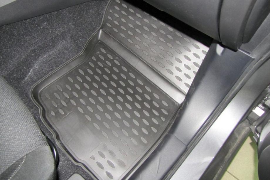 Mitsubishi ASX 2010–2023 Rubberen vloermattenset voor interieur (4 stuks, Novline) Foto 4