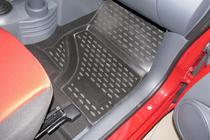 Mitsubishi Colt 2004–2012 (2009↗) Rubberen vloermatten voor het interieur (4 stuks, Novline) 5D foto 3