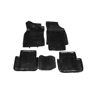 Rubberen vloermattenset voor interieur (4 stuks, Novline) Renault Fluence 2009–2016 foto 2