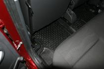 Renault Sandero 2007–2013 Rubberen vloermattenset voor interieur (4 stuks, Novline) foto 2