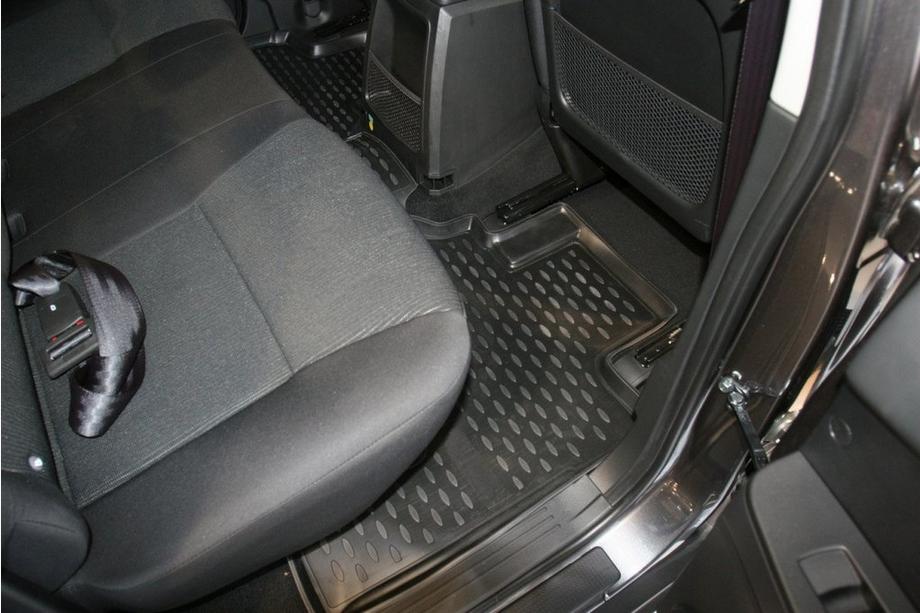 SsangYong Action 2005–2018 (2012↗) Rubberen vloermattenset voor het interieur (4 stuks, Novline) Sports Foto 4