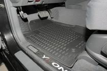 SsangYong Kyron 2005–2014 Rubberen vloermattenset voor interieur (4 stuks, Novline) foto 2