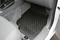 Toyota Hilux 2006–2015 (2008↗) Rubberen vloermatten voor interieur (set 4 stuks, Novline) foto 4