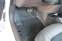 Toyota IQ 2008–2015 Rubberen vloermattenset voor interieur (4 stuks, Novline) foto 2