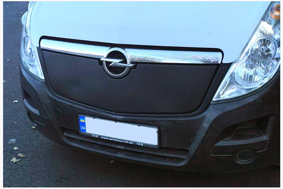 Opel Movano 2010–2021 Winterafdekking voor de grille Foto 2