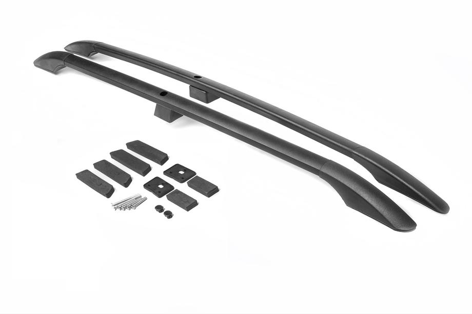 Toyota Land Cruiser Prado 150 2009–2023 Dakrails Turks design (zwart, 2 stuks) metalen bevestigingsvoeten Foto 11