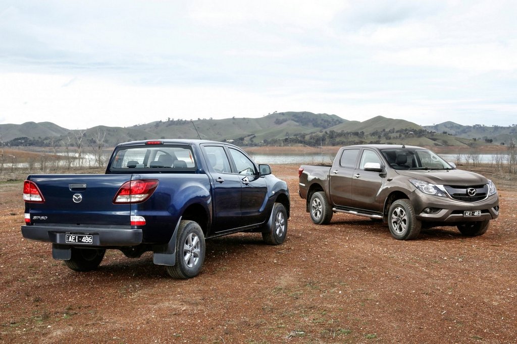 Mazda BT-50: middelgrote ladderframe-pick-up