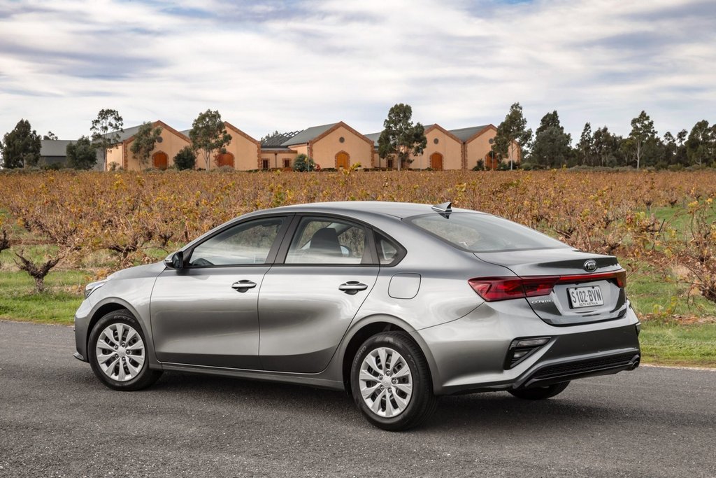 De compacte sedan Kia Cerato van de vierde generatie