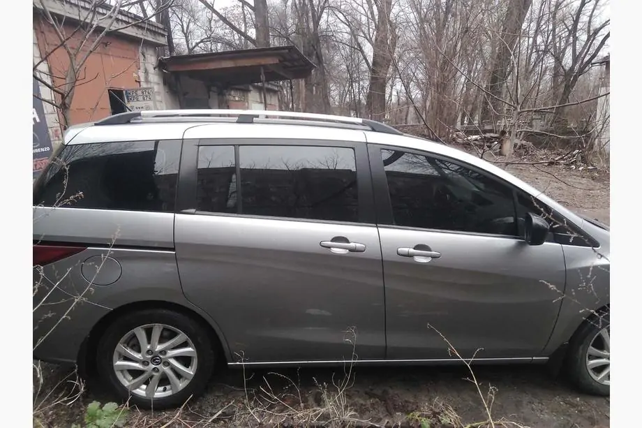 Mazda 5 2010–2018 Aluminium dakrails (chroom) Foto 4