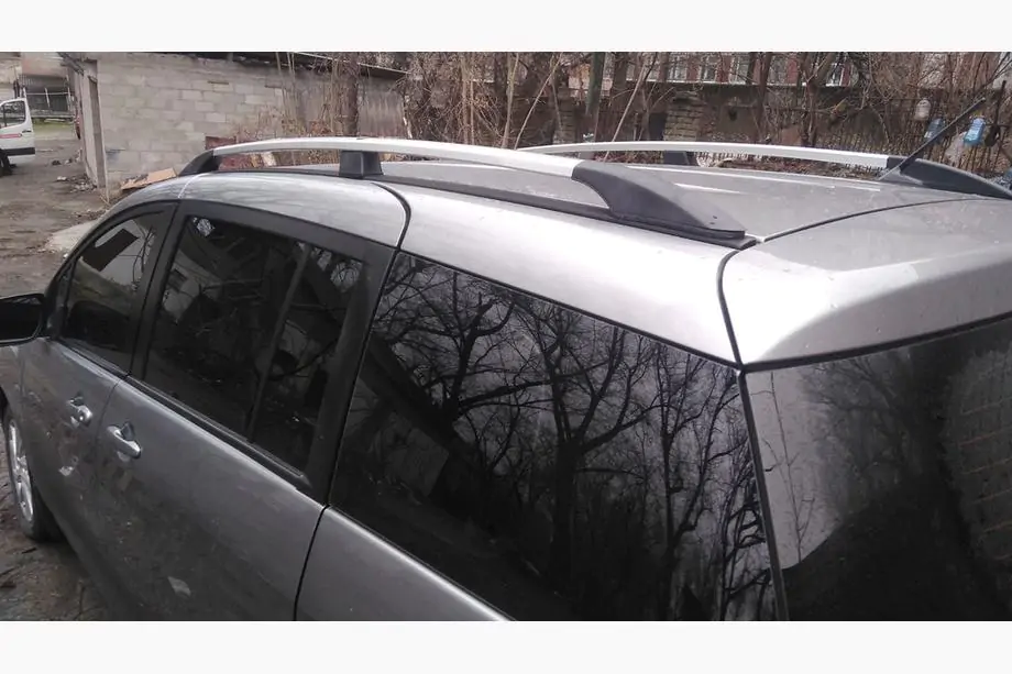 Mazda 5 2010–2018 Aluminium dakrails (chroom) Foto 3