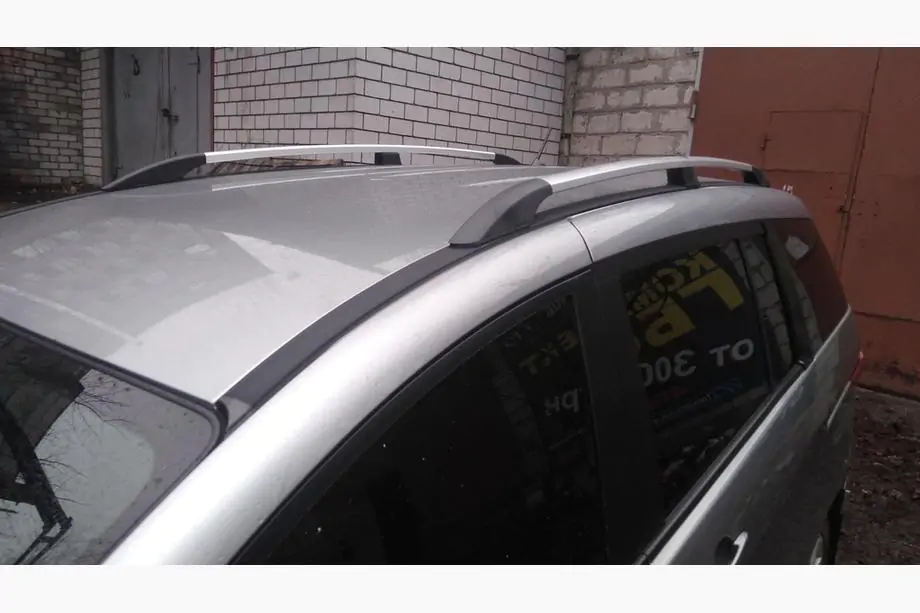 Mazda 5 2010–2018 Aluminium dakrails (chroom) Foto 2