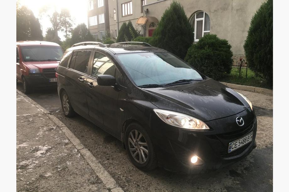 Mazda 5 2010–2018 Aluminium dakrails (chroom) Metalen montagevoeten Foto 6