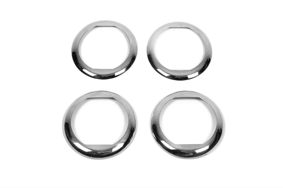 Fiat Doblo I 2001–2005 RVS afdekking voor ventilatierooster (set van 4) Image