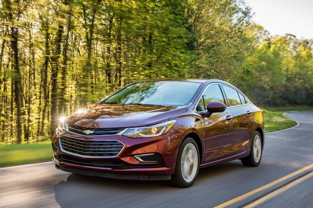 Compacte sedan Chevrolet Cruze van de tweede generatie