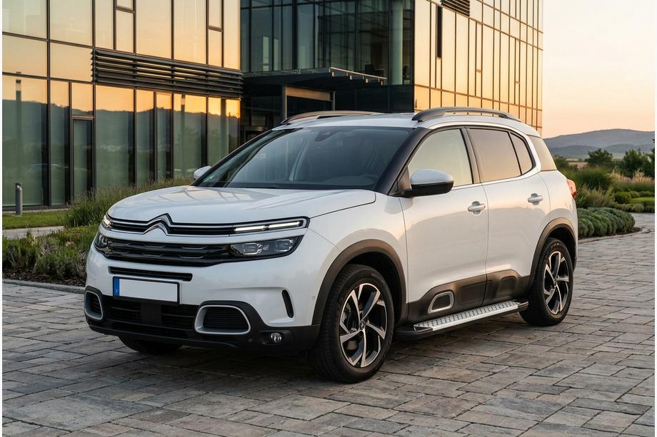 Citroen C5 Aircross 2017–2025 Zijsteps Allmond Grey (2 stuks, aluminium) Image