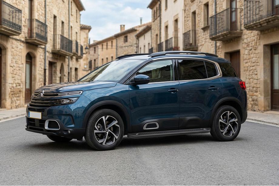 Citroen C5 Aircross 2017–2025 Allmond Black side steps (2 stuks, aluminium) Image