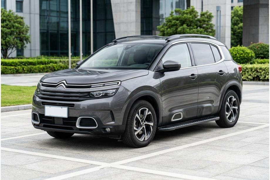 Citroen C5 Aircross 2017–2025 Side steps Bosphore Black (set van 2, aluminium) Image