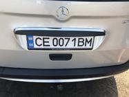 Mercedes Citan 2013–2021 Chromen sierlijst boven de kentekenplaat (RVS) foto 2