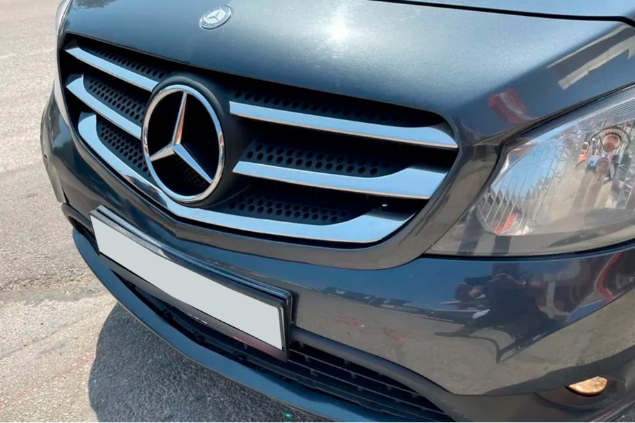 Mercedes Citan 2013–2021 RVS sierlijsten voor grille (5 stuks) OmsaLine - Italiaans roestvrij staal Foto 3