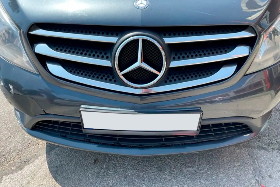 Mercedes Citan 2013–2021 RVS sierlijsten voor grille (5 stuks) OmsaLine - Italiaans roestvrij staal Foto 5