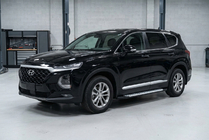 Hyundai Santa Fe 4 2018–2023 Side steps Allmond Grey (2 stuks, aluminium) foto 1