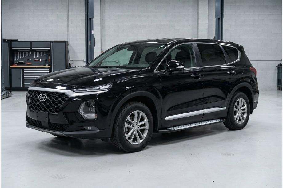 Hyundai Santa Fe 4 2018–2023 Side steps Allmond Grey (2 stuks, aluminium) Image