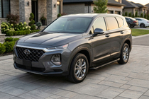 Hyundai Santa Fe 4 2018–2023 Allmond Black zijtreden (2 st., aluminium) foto 1