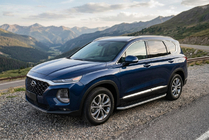 Hyundai Santa Fe 4 2018–2023 Side steps Tayga Grey (set van 2, aluminium) foto 1