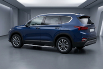 Hyundai Santa Fe 4 2018–2023 Tayga V2 side steps (2 stuks, aluminium) foto 1