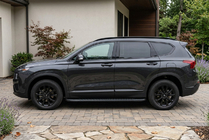 Hyundai Santa Fe 4 2018–2023 Side steps Bosphore Black (set van 2, aluminium) foto 1
