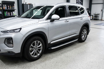 Hyundai Santa Fe 4 2018–2023 Duru zijtreden (set van 2, aluminium) foto 1