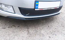 Skoda Fabia 2007–2014 Winterafdekking voor radiatorgrille (2011-2014, onder) foto 2