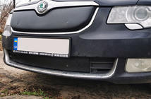 Skoda Superb 2009–2015 Winterafdekking voor grille (onder, 2008-2013) Mat foto 3