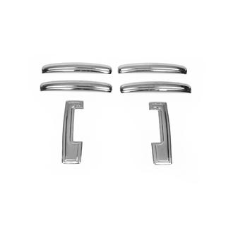 RVS deurgreep covers (4 stuks) foto 3