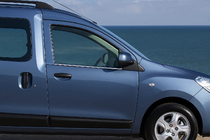 Renault Dokker 2013–2022 Raamomlijsting (2 st., RVS) Carmos - Turks staal foto 2