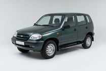 Chevrolet Niva 1998–2020 Side steps Bosphore Grey (set van 2, aluminium) foto 1
